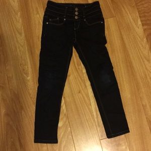 Girls Blue Spice skinny jeans size 8